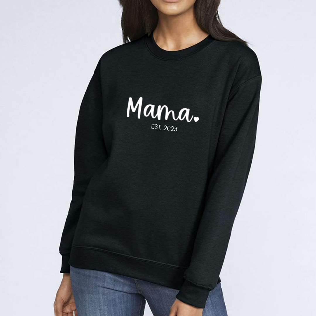 Sweatshirt - Mama with kids names - Customizable