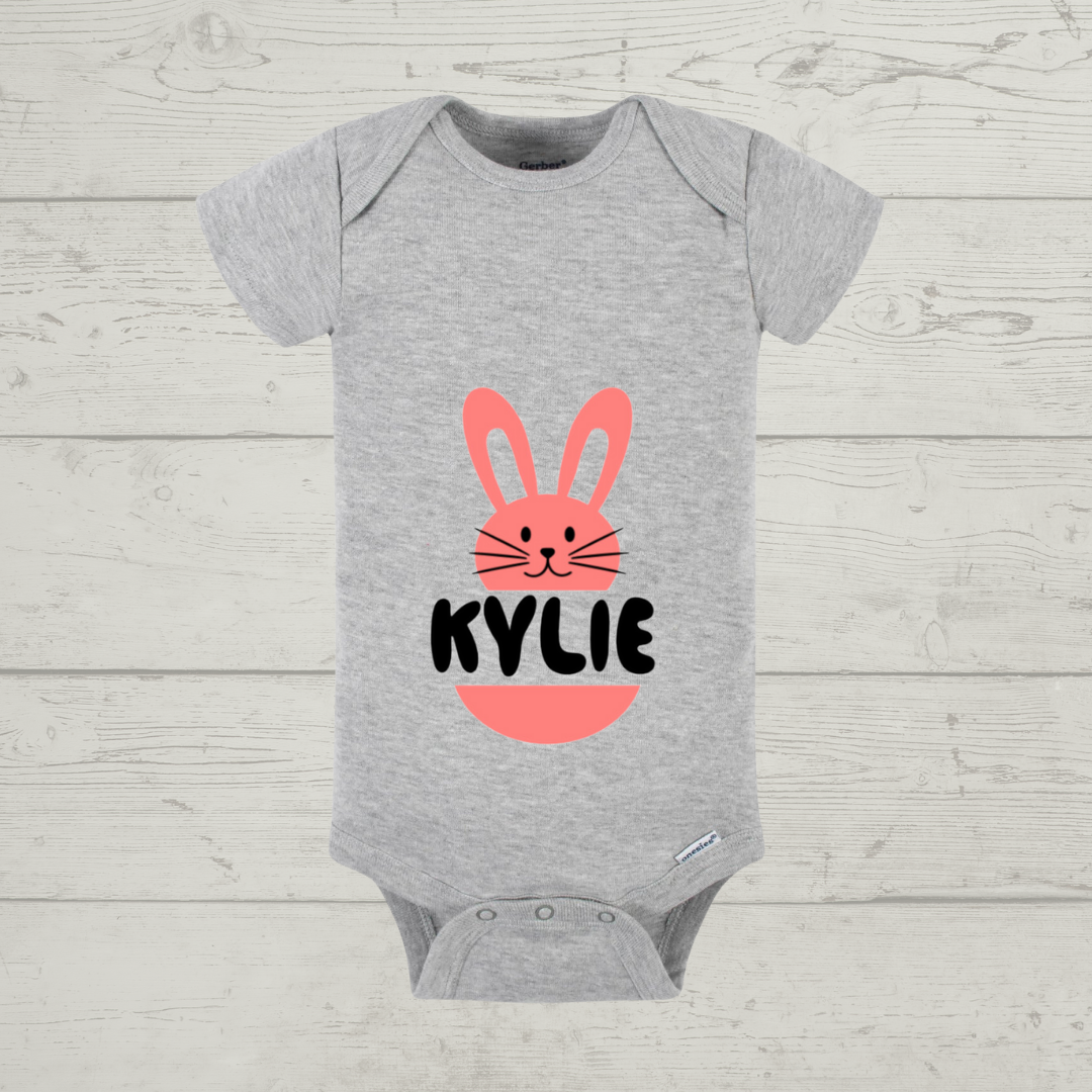 Easter Baby Onesie - "Bunny 3" Customizable