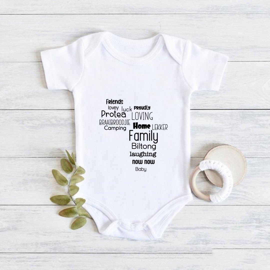 Baby Onesie - Africa English - South African