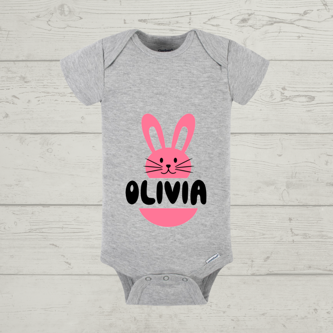 Easter Baby Onesie - "Bunny 3" Customizable