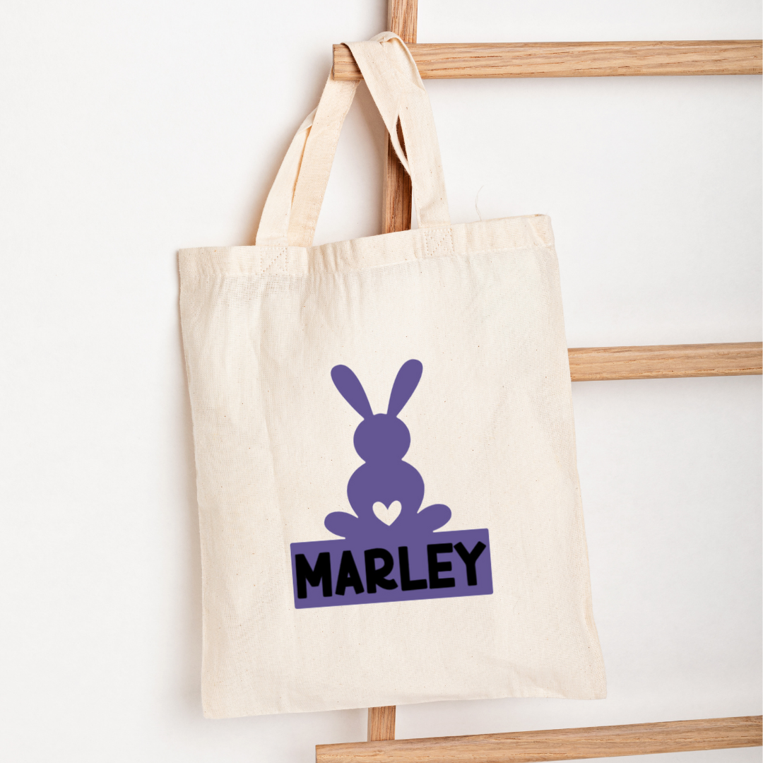 Easter Tote Bag - "Bunny 1" Customizable