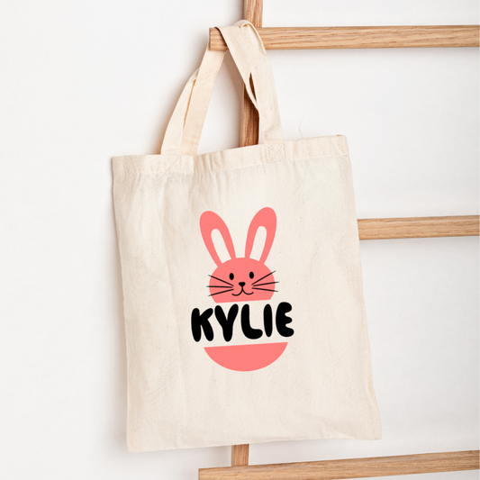 Easter Tote Bag - "Bunny 3" Customizable