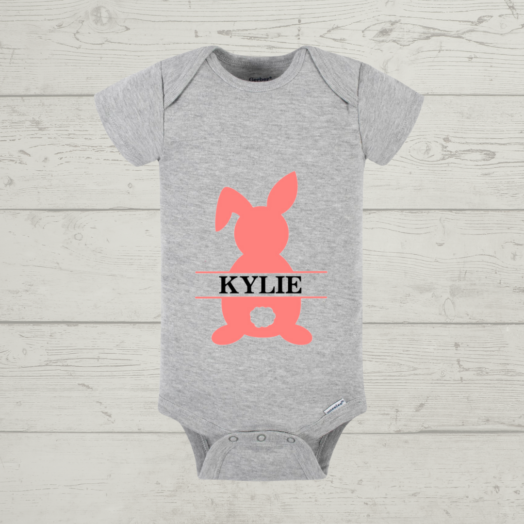 Easter Baby Onesie - "Bunny 2" Customizable