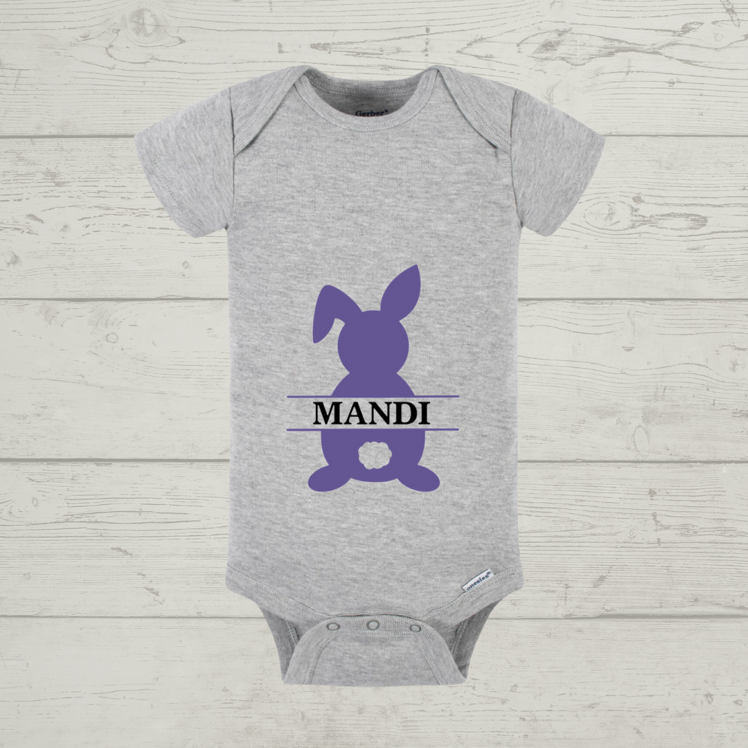 Easter Baby Onesie - "Bunny 2" Customizable