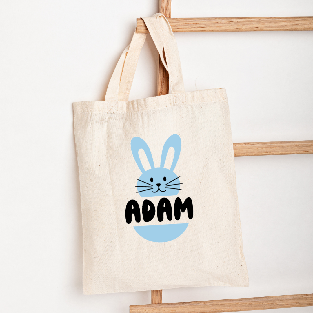 Easter Tote Bag - "Bunny 3" Customizable