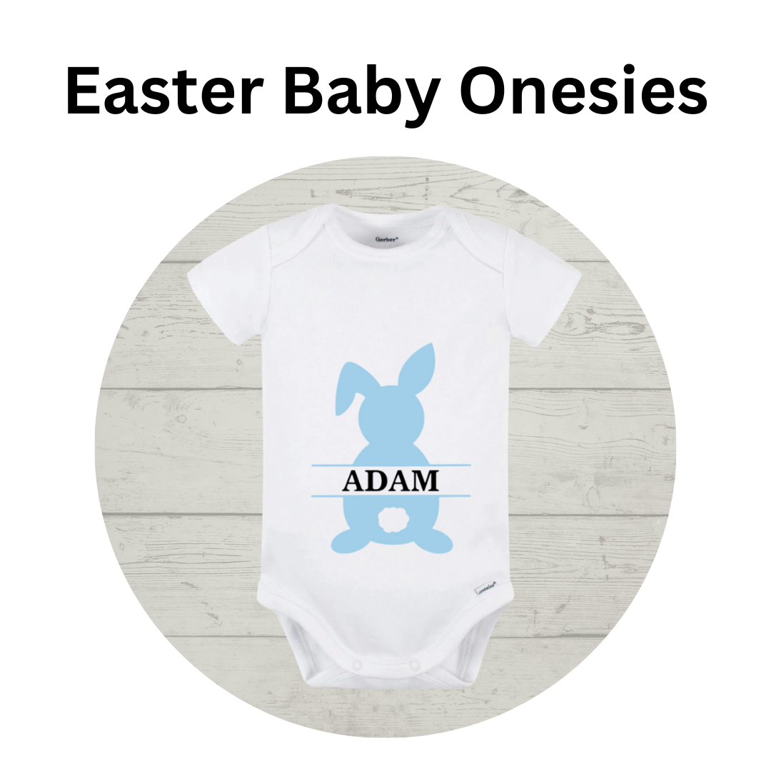 Easter Baby Onesie - "Bunny 2" Customizable
