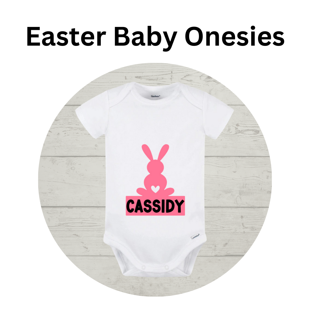 Easter Baby Onesie - "Bunny 1" Customizable