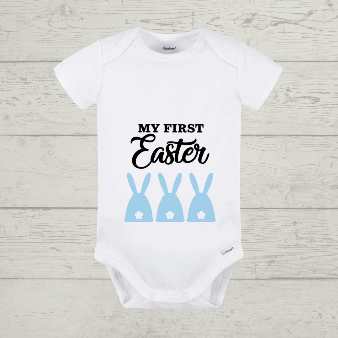 Easter Baby Onesie - "My First Easter" Customizable