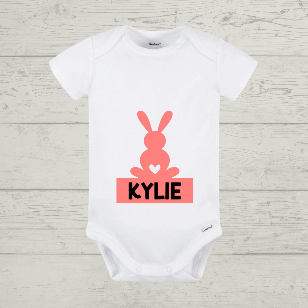 Easter Baby Onesie - "Bunny 1" Customizable