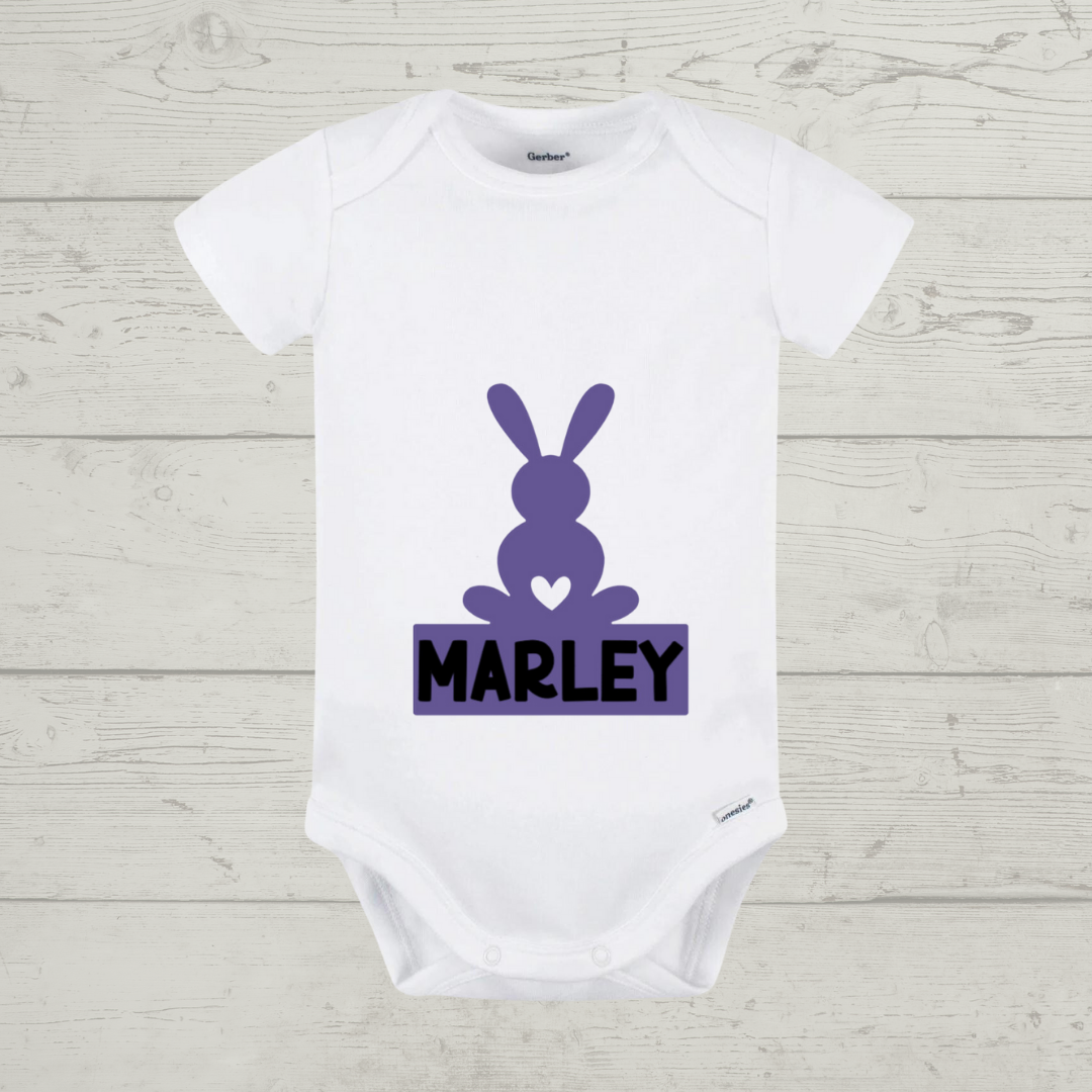 Easter Baby Onesie - "Bunny 1" Customizable
