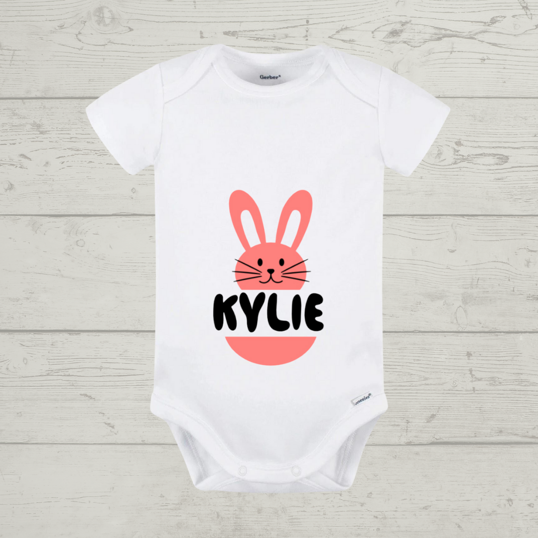 Easter Baby Onesie - "Bunny 3" Customizable
