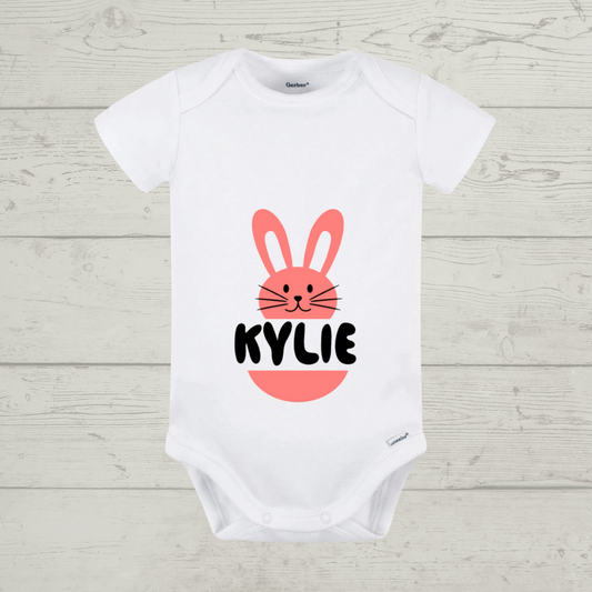 Easter Baby Onesie -  "Bunny 3" Customizable