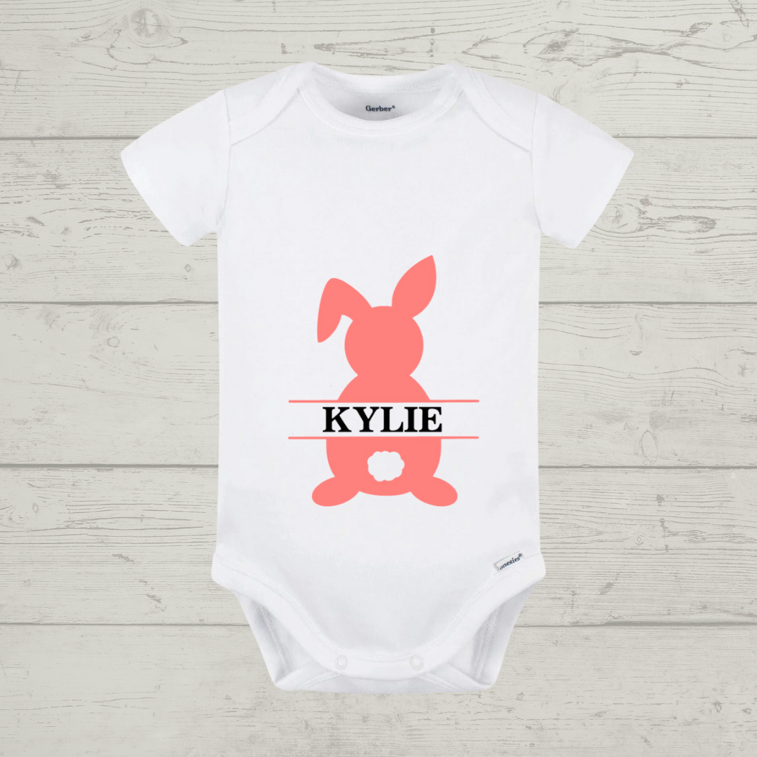 Easter Baby Onesie - "Bunny 2" Customizable