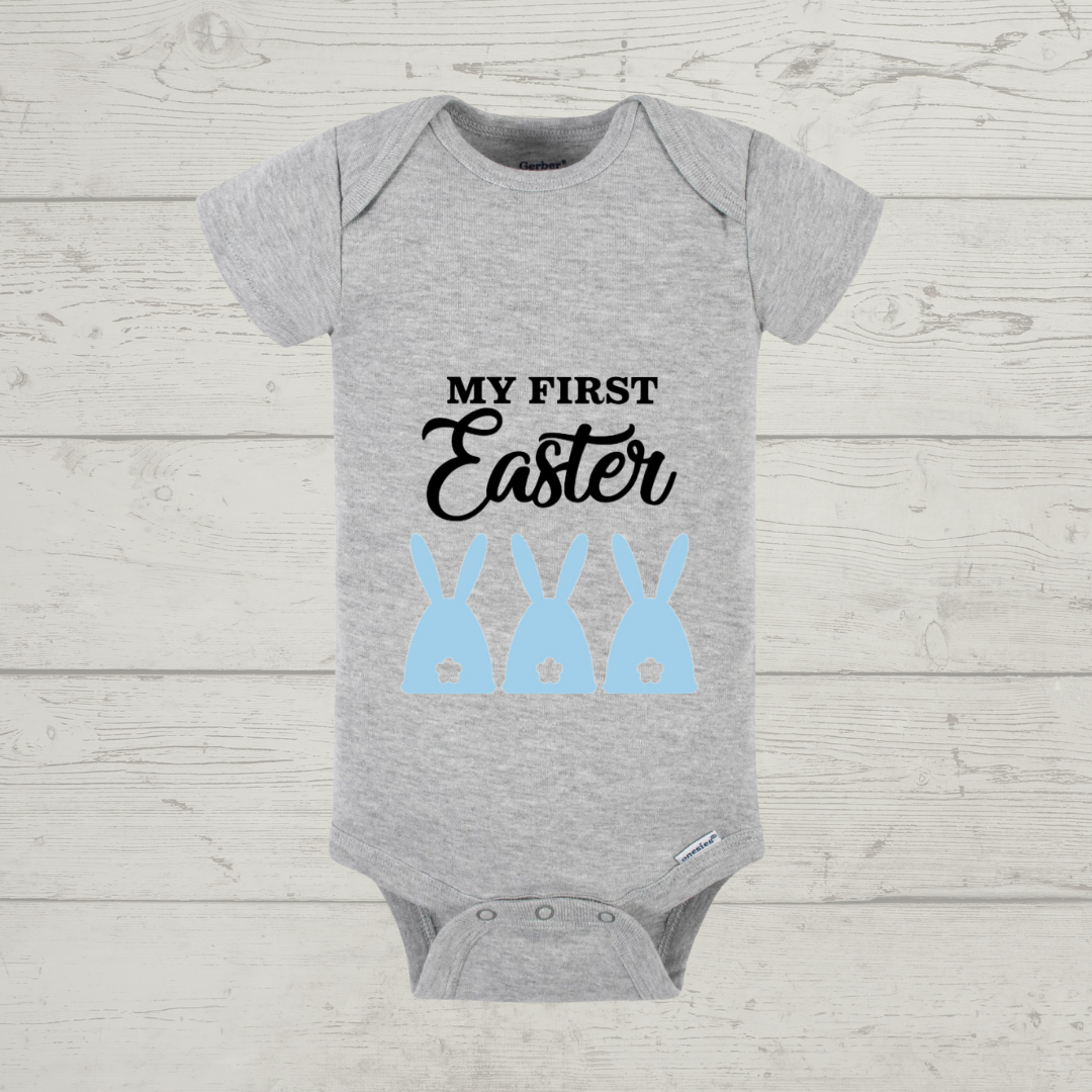 Easter Baby Onesie - "My First Easter" Customizable