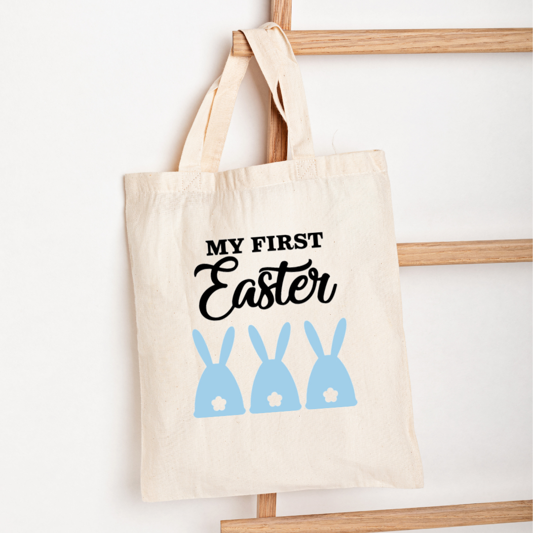 Easter Tote Bag - "My First Easter" Customizable