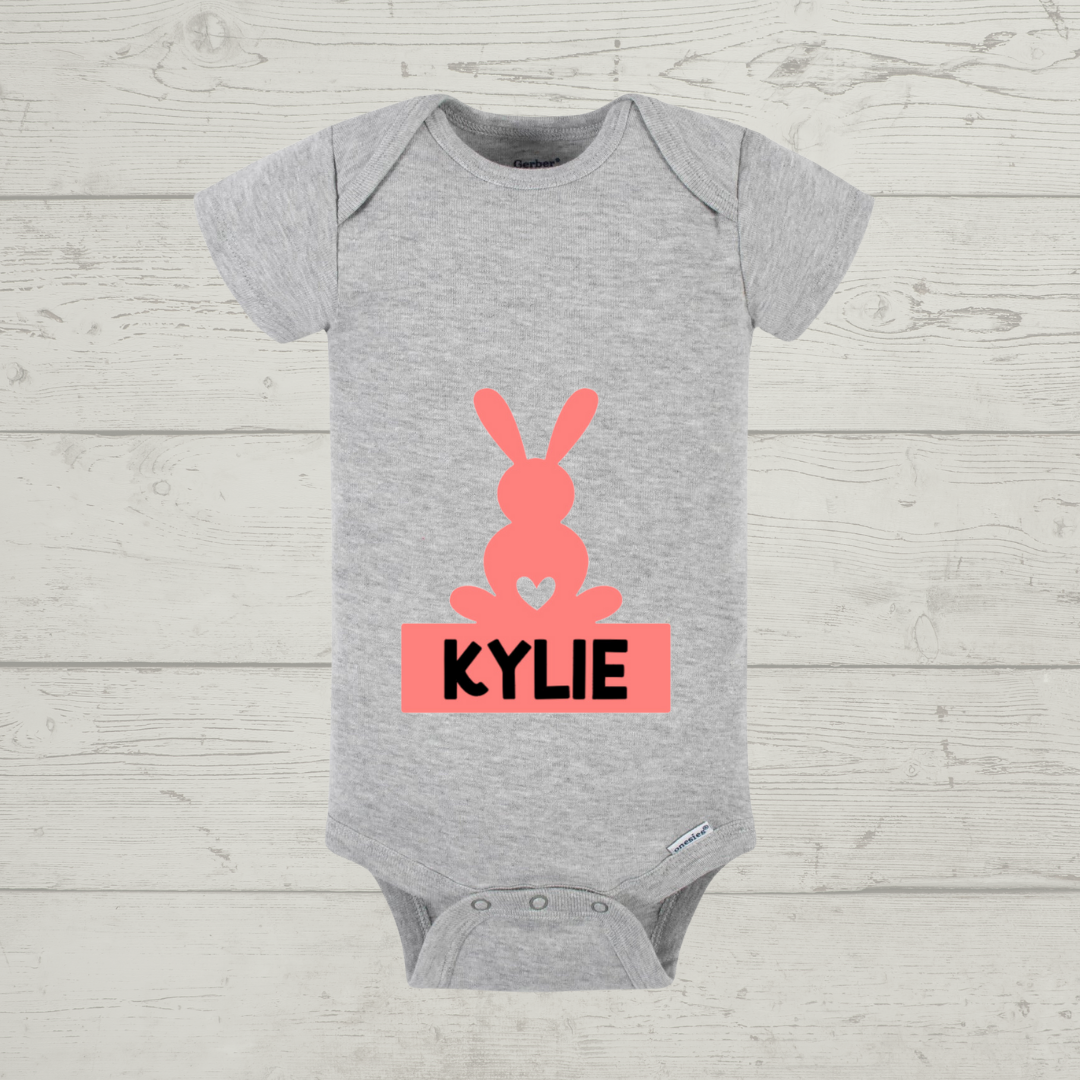 Easter Baby Onesie - "Bunny 1" Customizable