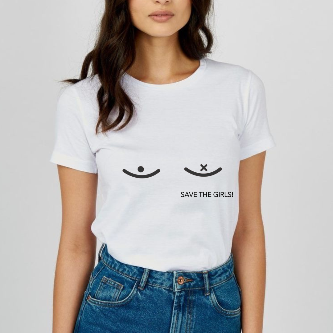 T-Shirt - Breast Cancer - White