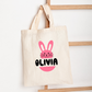 Easter Tote Bag - "Bunny 3" Customizable