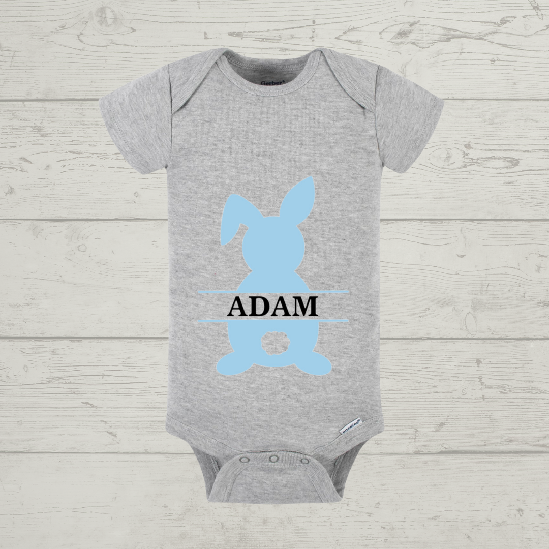 Easter Baby Onesie -  "Bunny 2" Customizable