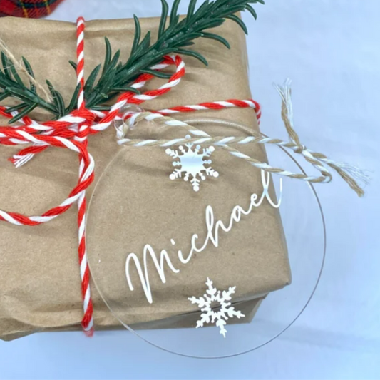 Christmas Ornaments - Circle - Customizable