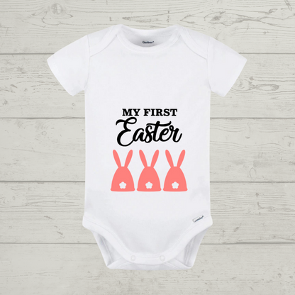 Easter Baby Onesie -  "My First Easter" Customizable