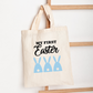 Easter Tote Bag - "My First Easter" Customizable